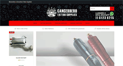 Desktop Screenshot of cancerberotattoo.com