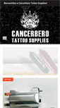 Mobile Screenshot of cancerberotattoo.com